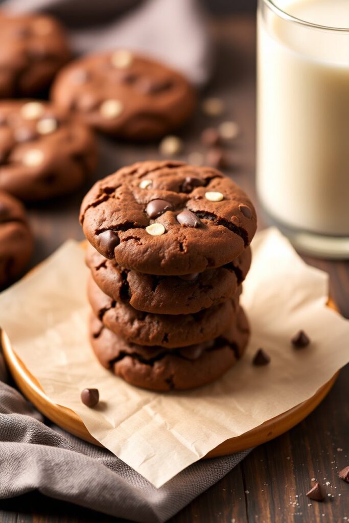 Best Triple Chocolate Cookies